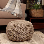 REDEARTH Round Pouf Ottoman - Image 9