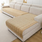 Velvet Couch Covers for Sectional Sofa Washable, Non-Slip L Shaped Sectional - Image 3