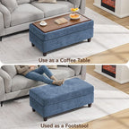 45 Inch Large Storage Ottoman Bench - Image 4
