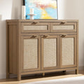 SICOTAS Rattan Sideboard Buffet Cabinet by SICOTAS