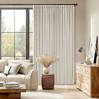92 Inch Long Pinch Pleated Blackout Curtains Natural - Image 9