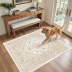 4x6 Area Rug for Entryway, Washable Kitchen Rug, Living Room, Dining Room - Image 4