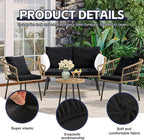 8Pcs Patio Cushion Covers, Outdoor Stretch Cushion Covers, Washable | Stretch - Image 3