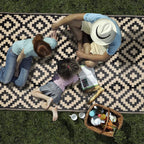 SAND MINE Waterproof Outdoor Rug 5x8 ft, Plastic Reversible Rug, Modern Area Rug - Image 6
