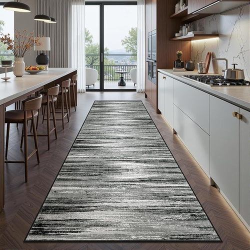 2x10 Runner Rug Non Slip, Washable Hallway Runner Rug, Laundry Room, Soft by Restydon