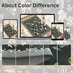 Soalmost Dog 6x9 Area Rugs for Living Room, Washable Animal Soft Rug Black | - Image 8