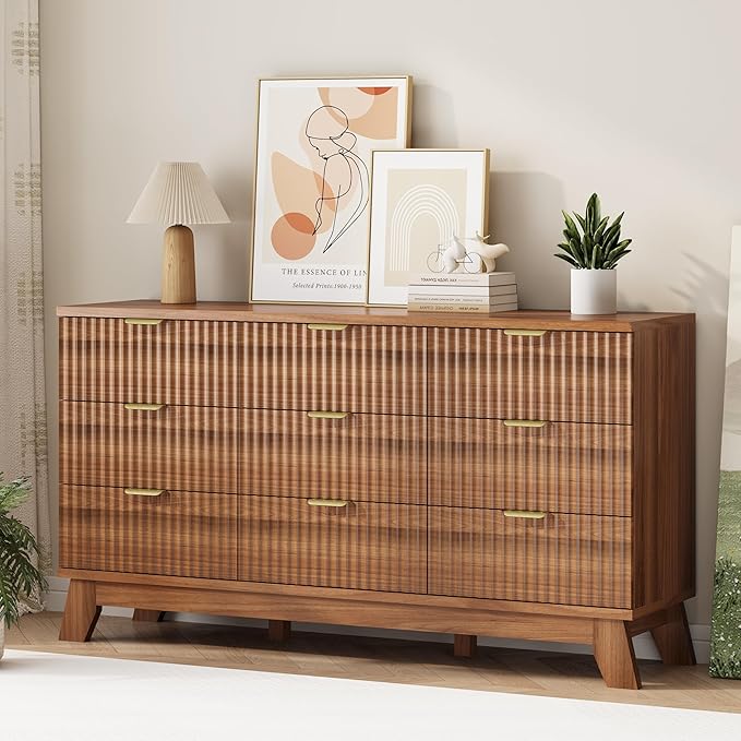Xixini Fluted Dresser for Bedroom - Image 4