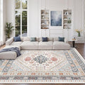 Pink Rugs for Bedroom-10x12 Area Rugs for Living Room, Dining Room, Low Pile by Zesthome