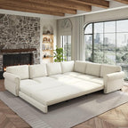 118" L-Shaped Sleeper Couch Bed by Unknown