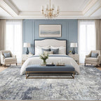 12x15 Extra Large Area Rug for Living Room Washable Abstract Rug, sofas and - Image 3