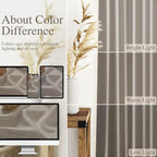 Grey Beige Linen Curtains 84 Inches Long - Image 3