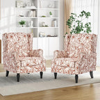 Pia Ricco High Back Floral Accent Chair - Image 5