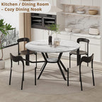42" Round Dining Table for 2-4, Modern Kitchen Table - Image 6