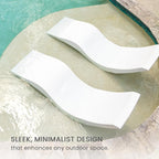 Aqua Outdoors - in-Pool Chaise Lounger - Inside Pool & Sun Shelf Lounge Chair - - Image 6
