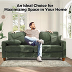 Kidirect 70in Corduroy Couch, Sofas - Image 5