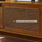 LKTART Mid Century Modern Rattan TV Stand - Image 6