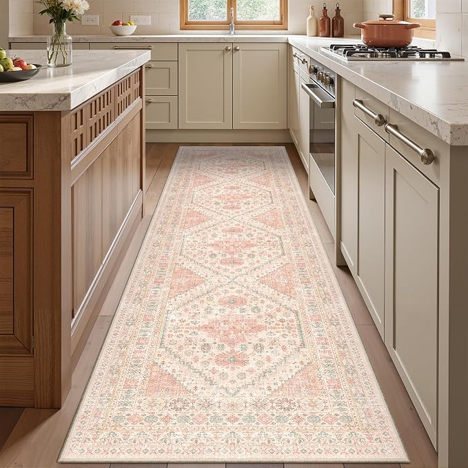 Runner Rug 2x8 Runners for Hallways Non Slip Washable Rugs, Low Pile Soft - Image 3