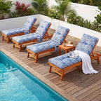 Kigley Outdoor 2 Pcs Chaise Lounge Cushions - Image 7
