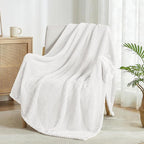 Exclusivo Mezcla Large Waffle Fleece Throw Blanket by ExclusivoMezcla