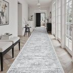 Soalmost Washable Hallway Runner Rug 3x20 Kitchen Entry Rugs Non-Slip, Foldable - Image 4