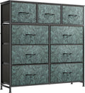 WLIVE 9 Drawer Dresser, Fabric Storage Tower by WLIVE