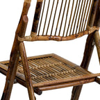 Flash Furniture Folding Bohemian Bamboo Chairs - Image 10