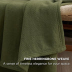 Bedsure GentleSoft 100% Cotton Blanket Queen Size - Image 3