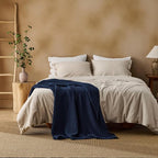 Bedsure 100% Cotton Muslin Throw Blanket Twin XL - Image 8