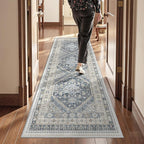 Kitchen Runner Rug Non Slip Washable Rugs 2.5x8, Carpet Runner by Restydon