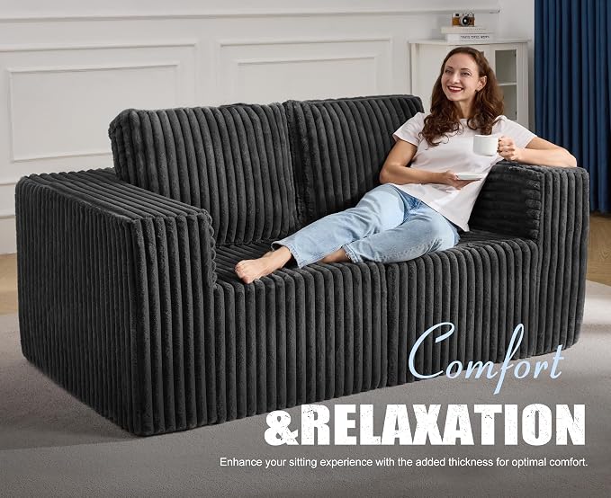 Modular Sectional Sofa 2 Seater Loveseat Modular Couch - Image 3