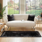 AMTOVO Faux Fur Rug, 2 x 6 ft Runner Area Rugs - Image 2
