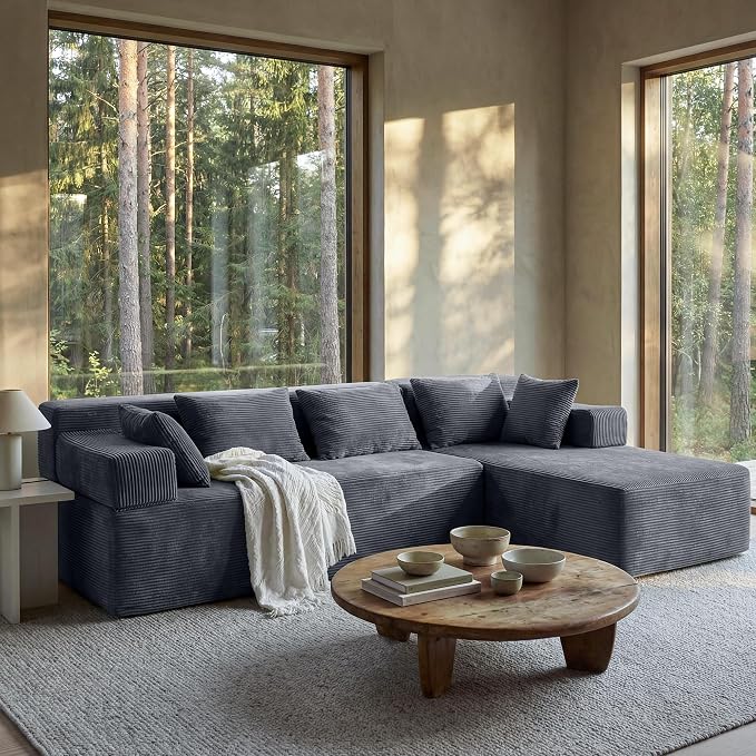 MONVANE 106" Cloud Sectional Couch - Image 2