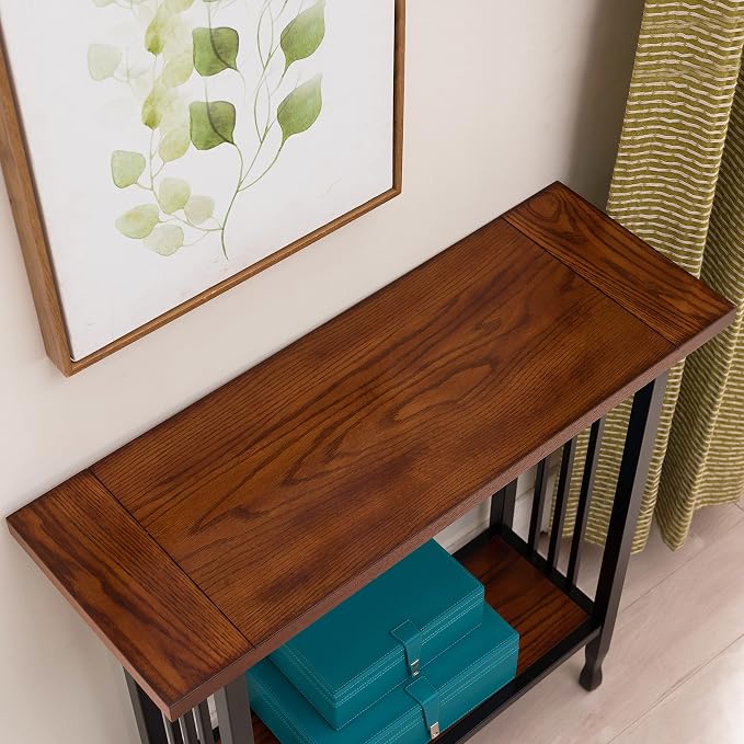 Ironcraft Solid Wood and Metal Console Table - Image 9