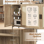 JASIWAY Buffet Cabinet with Storage, Modern Coffee Bar Cabinet Console Table - Image 4