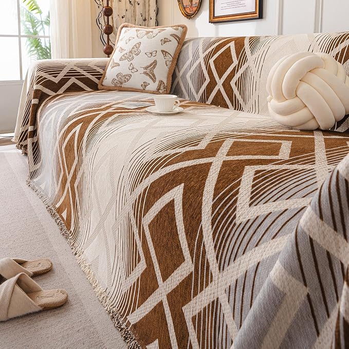 VClife Boho Couch Cover, Non Slip Sofa Cover - Image 5