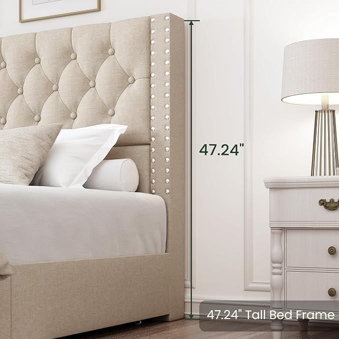 LARMACE King Size Bed Frame - Image 9