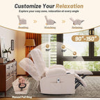 Rocker Recliner Chair with Massage and Heat, Nursery Rocking Chairs - Image 4