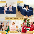 Fvkind 10 Pcs Modular Kids Play Couch, Foam Kids Play Couch - Image 7