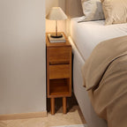 Narrow Nightstand 2 Drawers - Image 7