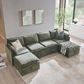 112.6" Modular Sectional Cloud Couches by Unknown