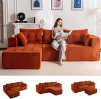 MAXYOYO Modular Sectional Sofa Couch, L Shaped Modern Cloud Couch by MAXYOYO