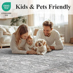 Schweek 8x10 Grey Washable Area Rug - Image 8