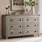 T4TREAM Farmhouse 6 Drawers Dresser - Image 3