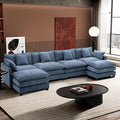 Ihanherry 146" U-Shaped Modern Sofa Modular Sectional Cloud Couch by iHanHerry