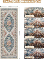 Runner Rug 2x6, Non Slip Washable Rugs - Image 2