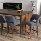 VKNOW Bar Stools Set of 4, Modern Counter Stools - Image 4
