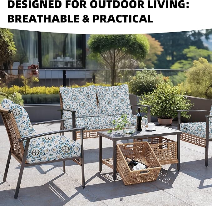 Outdoor Cushion Covers Set, Replacement - Image 5