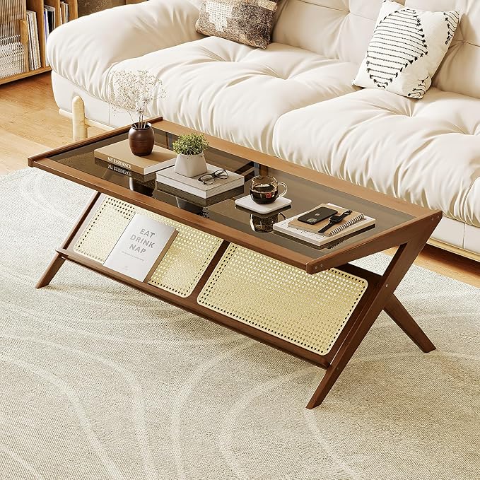 Bamworld Rattan Coffee Table by Bamworld