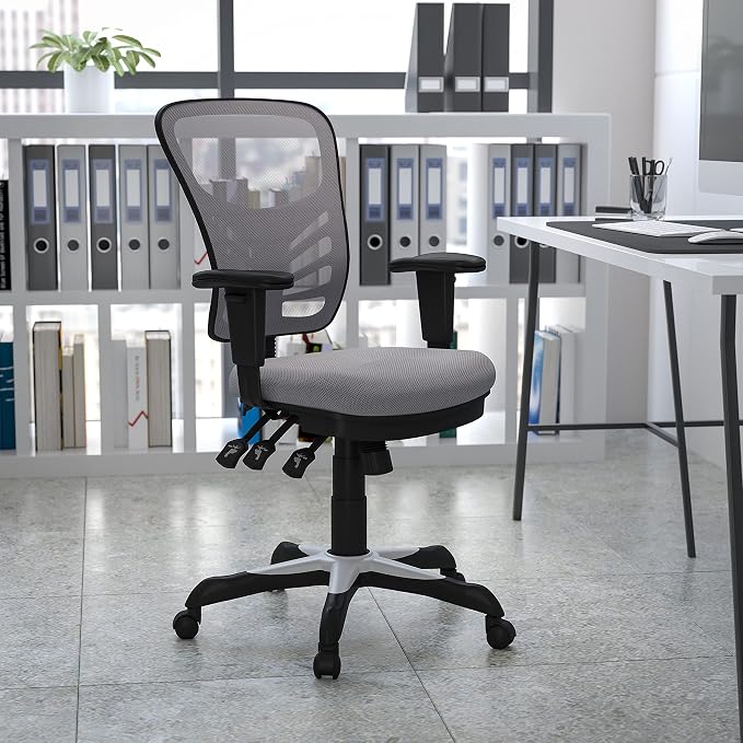 Flash Furniture Nicholas Mid-Back Swivel Office and Gaming Chair, Ergonomic - Image 2