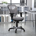 Flash Furniture Nicholas Mid-Back Swivel Office and Gaming Chair, Ergonomic - Image 2